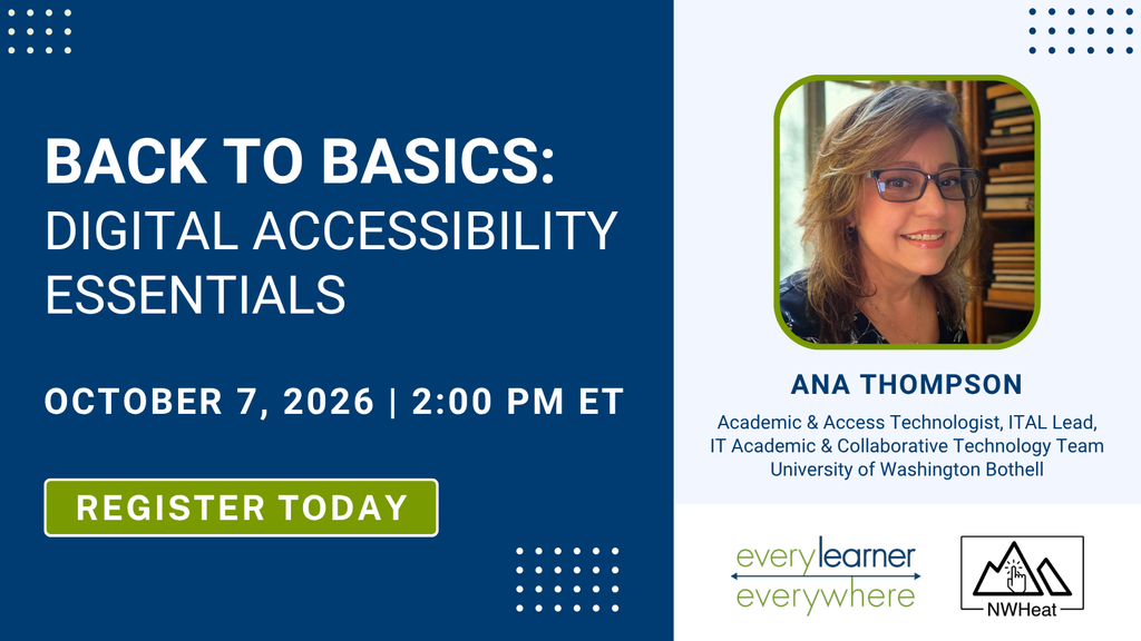 Back to Basics: Digital Accessibility Essentials information
